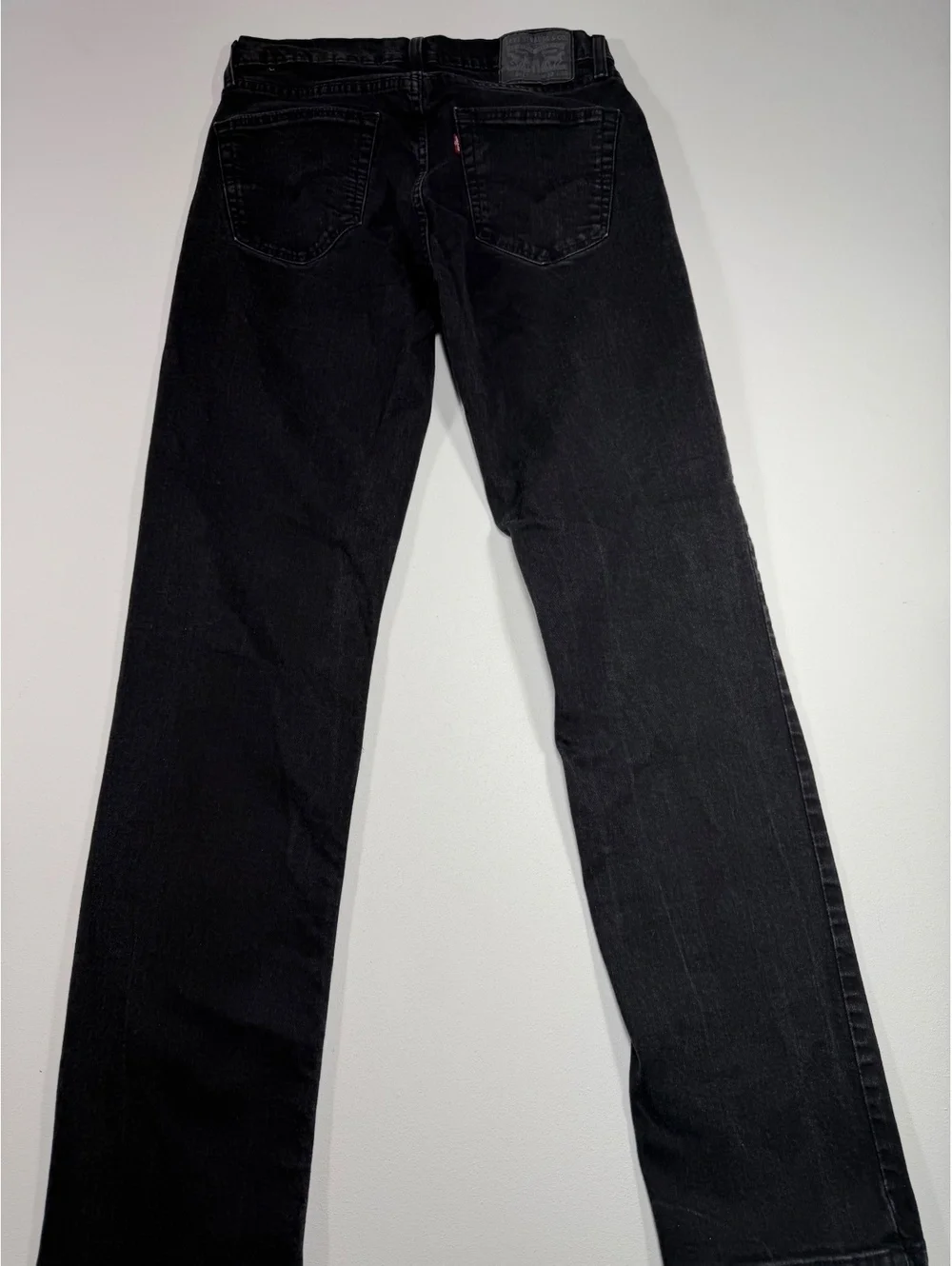 Levi’s 514 Straight Fit Jeans Mens 32x36 Black Wash Denim Pants